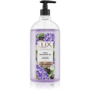 Lux Fig & Geranium Oil gel de duș cu pompa