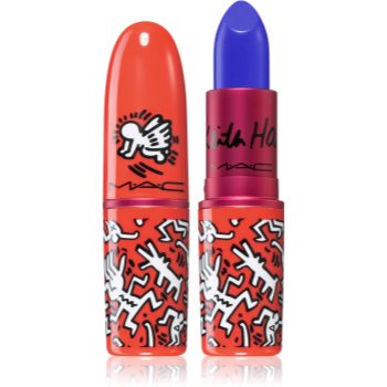 Mac cosmetics lipstick viva glam x keith haring ruj cu persistenta indelungata