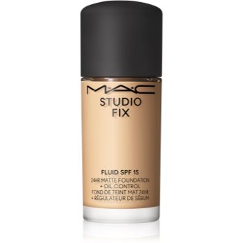 MAC Cosmetics Mini Studio Fix Fluid SPF 15 24HR Matte Foundation + Oil Control machiaj cu efect matifiant SPF 15