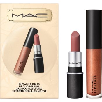 MAC Cosmetics Bubbles & Bows Blowin Bubbles Lip Duo set cadou de buze