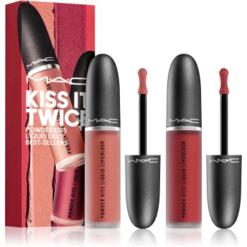 MAC Cosmetics Kiss It Twice set cadou Best-Sellers (de buze) culoare
