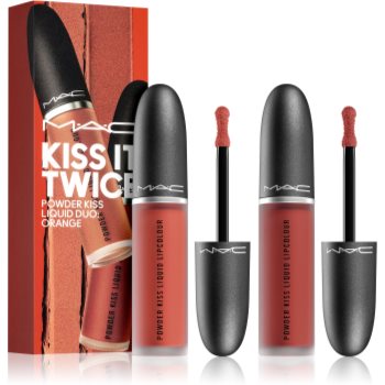 Mac cosmetics kiss it twice set cadou de buze