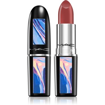 MAC Cosmetics Bronzing Collection Lustreglass Sheer-Shine Lipstick ruj strălucitor accesorii imagine noua