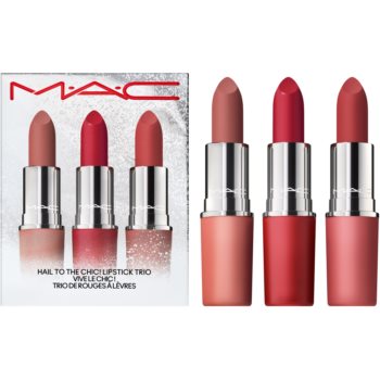 MAC Cosmetics Holiday Hail To The Chic! Lipstick Trio set cadou (de buze)