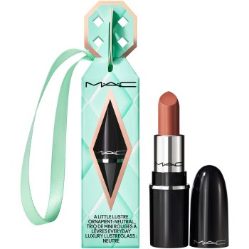 MAC Cosmetics Holiday Glazed Galaxy Mini Lustreglass Gift ruj strălucitor în ambalaj cadou