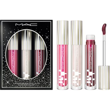 MAC Cosmetics Holiday Festive Affair Lipglass Air Trio подарунковий набір для губ
