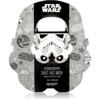 Mad Beauty Star Wars Storm Trooper mască textilă hidratantă cu extracte de ceai verde