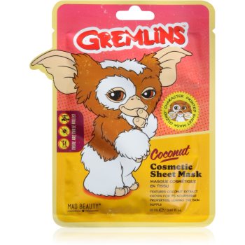 Mad Beauty Gremlins mască textilă hidratantă cu acid hialuronic