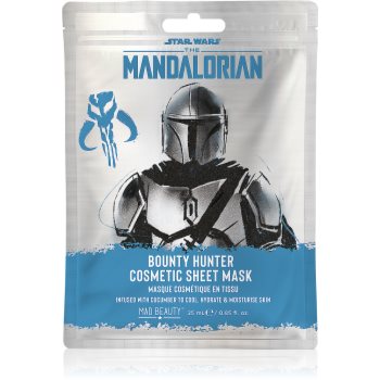 Mad Beauty Star Wars Mandalorian Silver Face Mask masca pentru celule