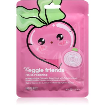 Mad Beauty Veggie Friends Radish masca pentru celule cu efect de hidratare
