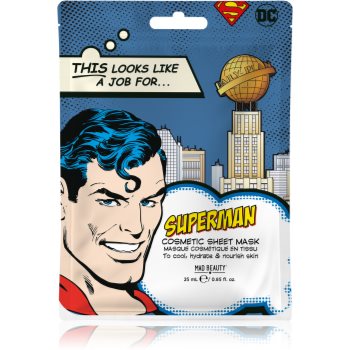Mad Beauty DC Superman masca pentru celule cu acid hialuronic