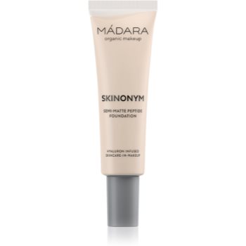 MÁDARA Skinonym Semi-Matte Peptide machiaj persistent cu peptide