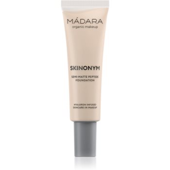 MÁDARA Skinonym Semi-Matte Peptide machiaj persistent cu peptide