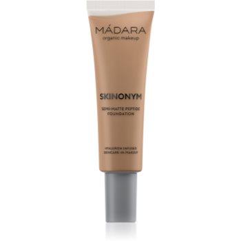 MÁDARA Skinonym Semi-Matte Peptide machiaj persistent cu peptide