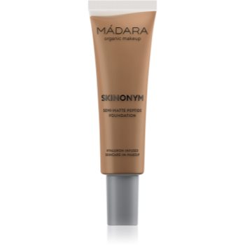 MÁDARA Skinonym Semi-Matte Peptide machiaj persistent cu peptide