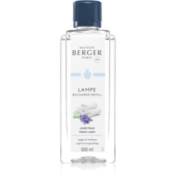 Maison Berger Paris Catalytic Lamp Refill Fresh Linen rezervă lichidă pentru lampa catalitică Berger imagine noua
