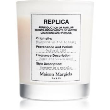 Maison Margiela REPLICA Whispers in the Library lumânare parfumată Library imagine noua
