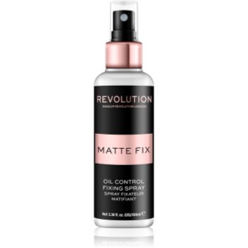 Makeup Revolution Pro Fix spray de fixare si matifiere make-up image8