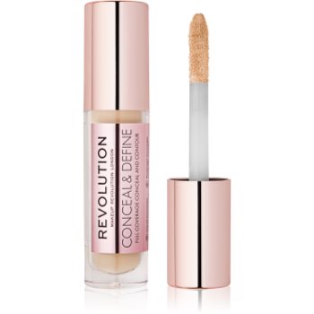 Makeup Revolution Conceal & Define corector lichid notino.ro
