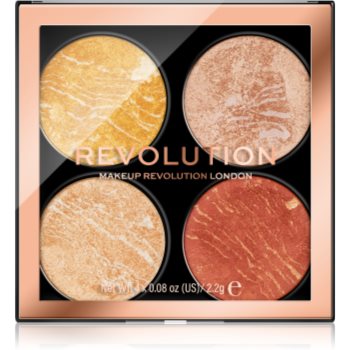 Makeup Revolution Cheek Kit paletă de farduri pentru obraji