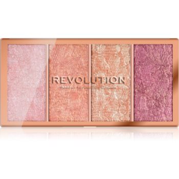 Makeup Revolution Vintage Lace paleta fard de obraz