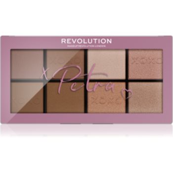 Makeup Revolution X Petra XOXO paletă de farduri pentru obraji