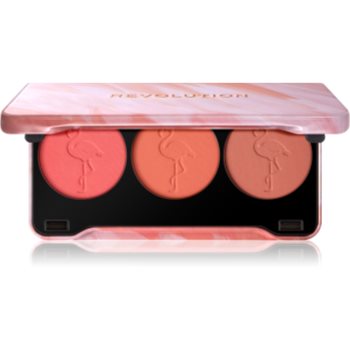 Makeup revolution flamingo paleta fard de obraz