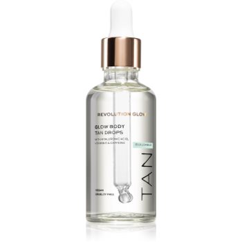 Makeup Revolution Glow Tan picaturi pentru bronzare pentru corp Makeup Revolution