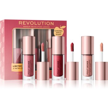 Makeup Revolution Pout Bomb set cu luciu de buze Makeup Revolution Cosmetice și accesorii