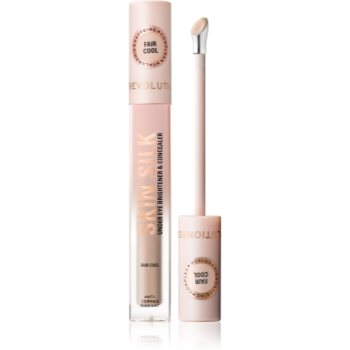 Makeup Revolution Skin Silk Under Eye Brightener & Concealer corector iluminator