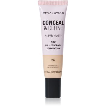 Makeup Revolution Conceal & Define machiaj cu efect matifiant