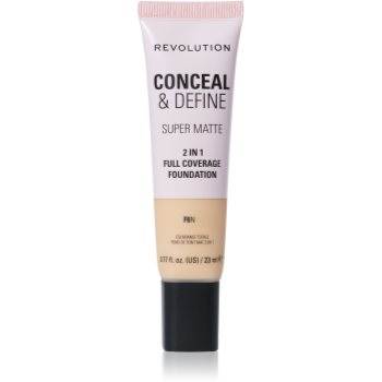 Makeup Revolution Conceal & Define machiaj cu efect matifiant