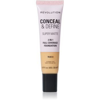 Makeup Revolution Conceal & Define machiaj cu efect matifiant