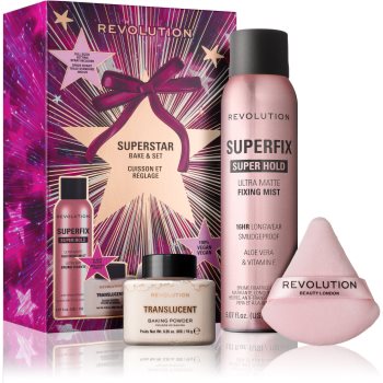 Makeup Revolution Xmas 2025 Superstar set cadou de Crăciun faciale