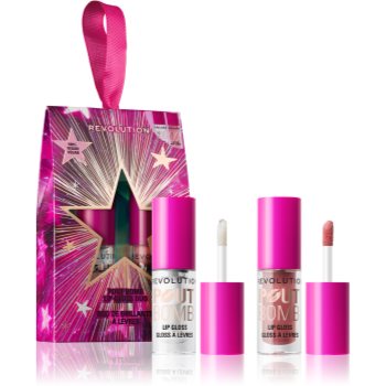 Makeup Revolution Xmas 2025 Pout Bomb set cadou de Crăciun de buze
