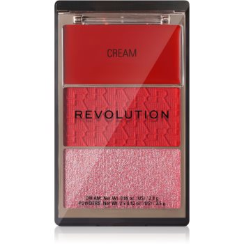 Revolution Blush Icon Palette paleta fard de obraz