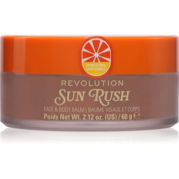 Revolution Sun Rush Face & Body Balm бальзам після засмаги з освітлювальним ефектом відтінок Vanilla Gold 60 гр
