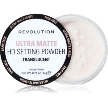 Makeup Revolution Ultra Velvet Loose Setting Powder pudra mata transparenta