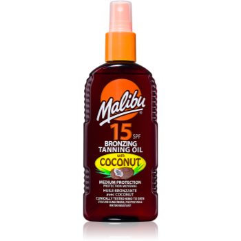 Malibu Bronzing Tanning Oil ulei pentru plaja cu efect autobronzant