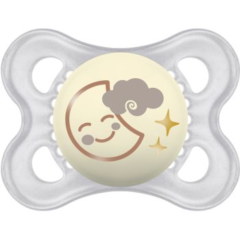 Mam night silicone 0-6 m suzetă