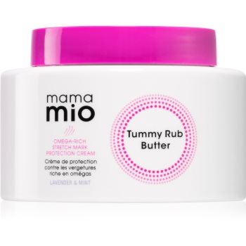Mama Mio Tummy Rub Butter Lavender & Mint unt de corp profunda hidratare impotriva vergeturilor