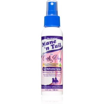 Mane \'N Tail Curls Day Refresher Spray spray styling pentru par ondulat si cret