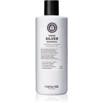 Maria Nila Sheer Silver Shampoo șampon pentru neutralizarea tonurilor de galben