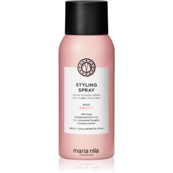 Maria Nila Style & Finish Styling Spray fixativ pentru păr, cu fixare ușoară fara sulfati (spray imagine noua