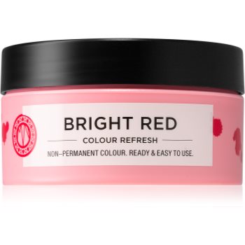 Maria Nila Colour Refresh Bright Red mască fină de hrănire fără pigmenți permanenți de culoare accesorii imagine noua