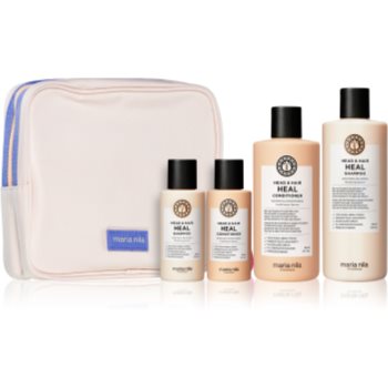 Maria Nila Head & Hair Heal Beauty Bag set cadou(impotriva matretii si caderii parului)