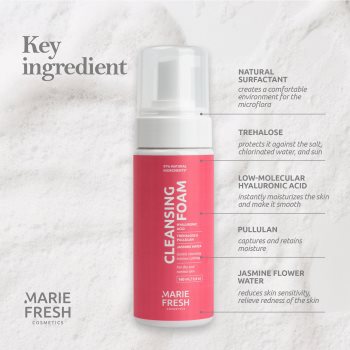 Marie Fresh Cosmetics Cleansing Foam spuma de curatat pentru piele normala si uscata - 1 | YEO