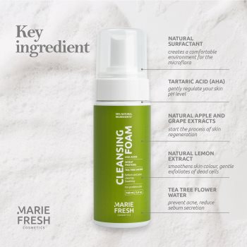 Marie Fresh Cosmetics Cleansing Foam spuma de curatat pentru pielea problematica - 1 | YEO