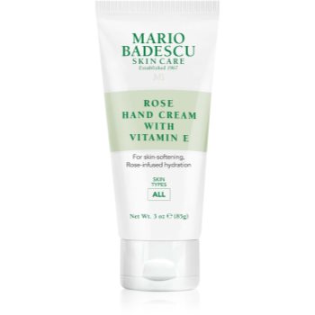 Mario badescu rose hand cream crema de maini hranitoare cu vitamina e