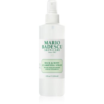 Mario Badescu Back & Body Clarifying Spray spray pentru corp impotriva acneei